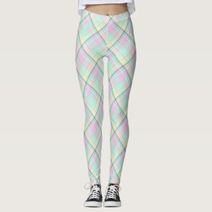 Karamellfarbenmuster geprüft. leggings