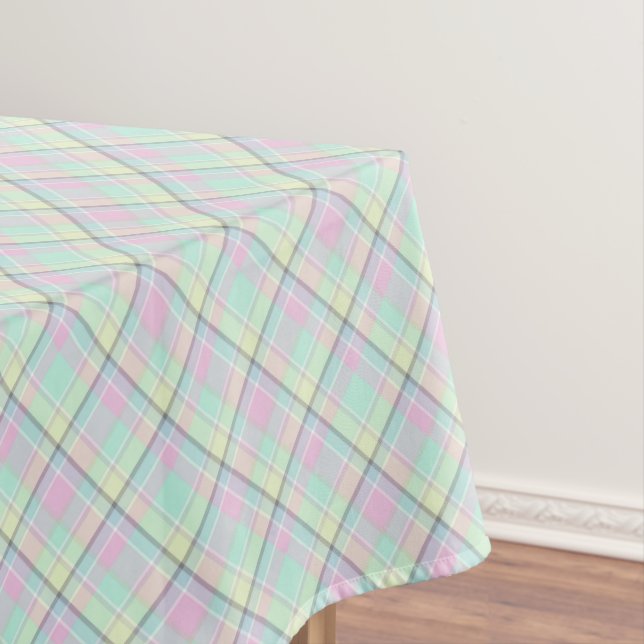 Karamellfarbenmuster geprüft. tischdecke (Beispiel)
