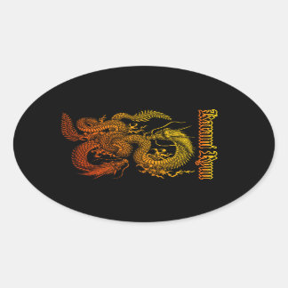 Karami Ryuu 1a Ovaler Aufkleber