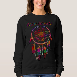 Karankawa Native American Indian Bunter Traumkater Sweatshirt