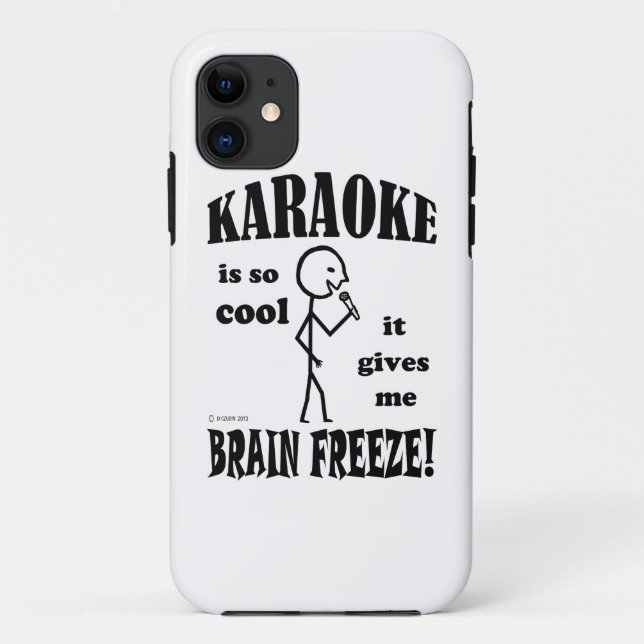 Karaoke, Brain Freeze Case-Mate iPhone Hülle (Rückseite)