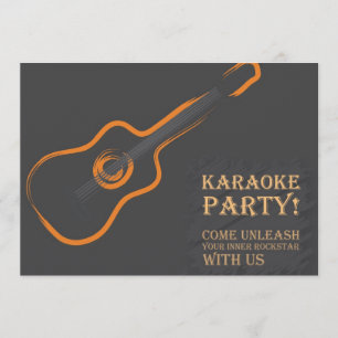 Karaoke-Einladung Einladung