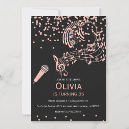 Karaoke Einladung, Karaoke Party einladen Einladung