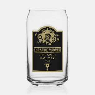 Karaoke-Gewinner Dosenglas