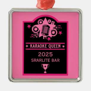 Karaoke-Gewinner Ornament Aus Metall