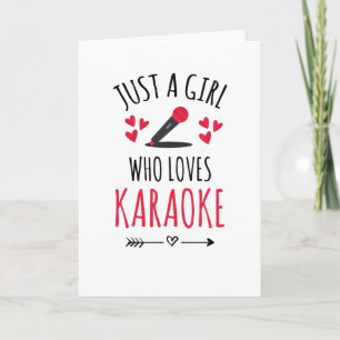 Karaoke Girl   Karaoke Lovers Karaoke Karte