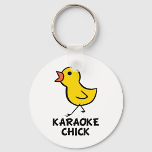 Karaoke-Küken-Schlüsselanhänger Schlüsselanhänger