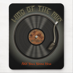 Karaoke LP-Vinylaufzeichnung Mousepad