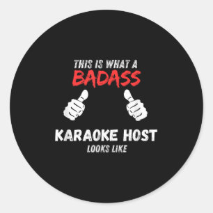 Karaoke Lustig Das ist, was ein schlechter Karaoke Runder Aufkleber