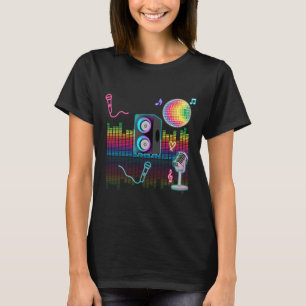 Karaoke Neon-Singing-Musikparty T-Shirt