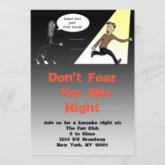 Karaoke/Open Mic Einladung