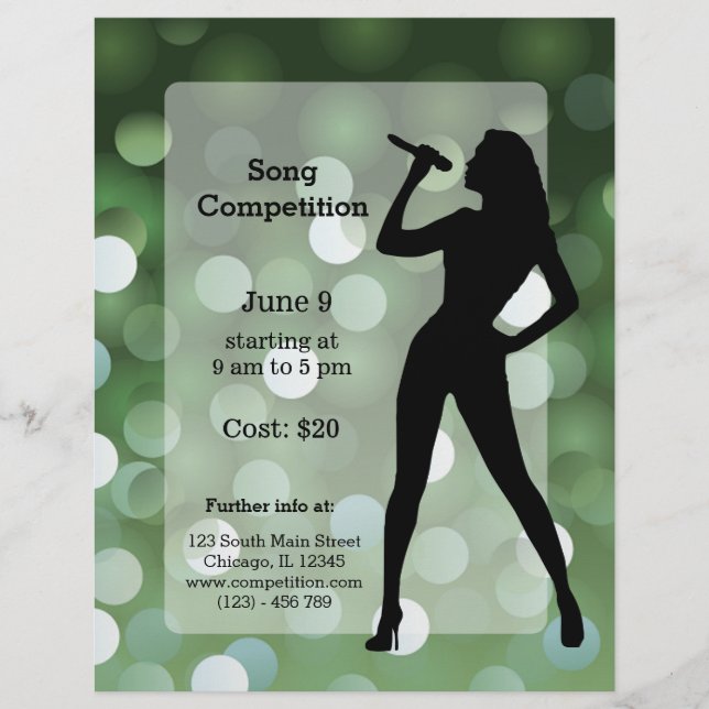 Karaoke Party Flyer (Vorne)