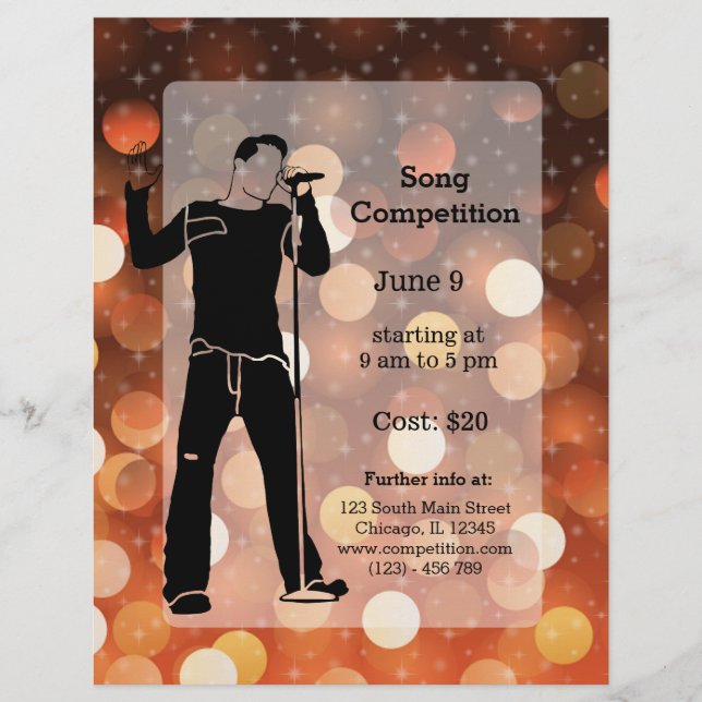 Karaoke Party Flyer (Vorne)