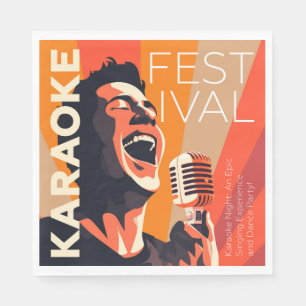 Karaoke-Party Serviette