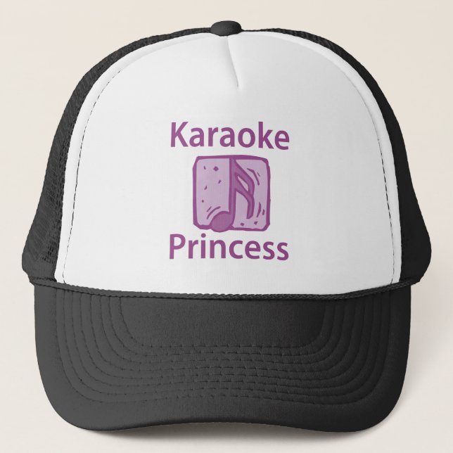 Karaoke Princess Truckerkappe (Vorderseite)