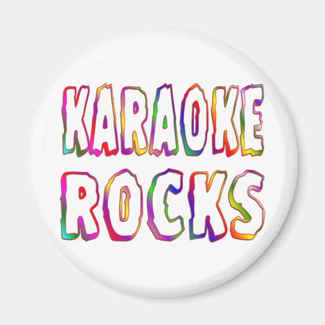 Karaoke Rocks Magnet (Vorne)