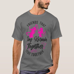 Karaoke-Sänger-Freundschaft lustig singen T-Shirt
