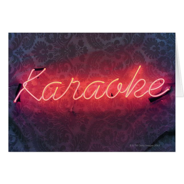 Karaoke Sign (Vorderseite (Horizontal))