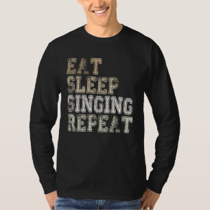 Karaoke-Spruch-Design Chorsänger Karaoke-Sänger T-Shirt
