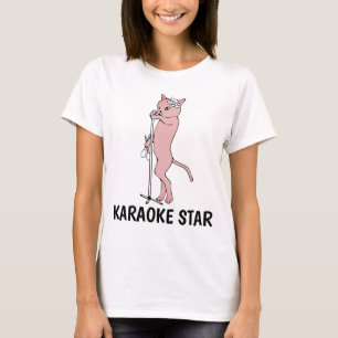 KARAOKE STAR CAT T - Shirt
