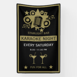 Karaoke Werbeaktion Wall Banner