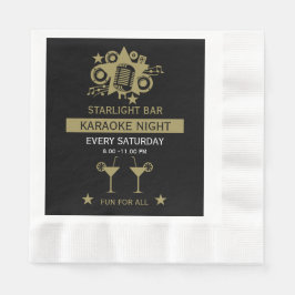 Karaoke Werbeaktion Wall Serviette