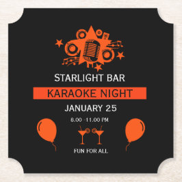 Karaoke Werbeaktion Wall Untersetzer