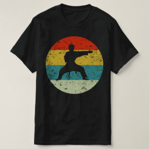 Kararate Retro Vintage Silhouette 70er T-Shirt