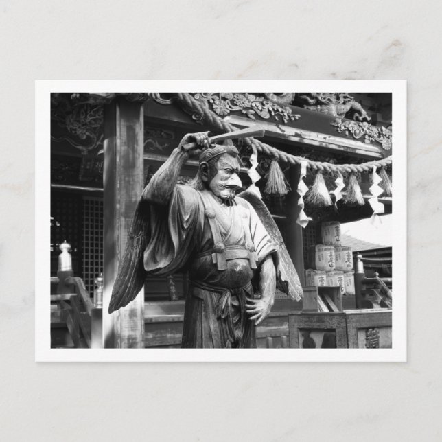 Karasu-tengu, Mount Takao: Japan Postkarte (Vorderseite)