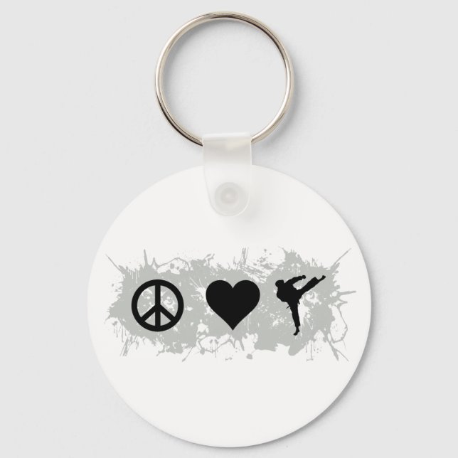 Karate 1 schlüsselanhänger (Vorderseite)