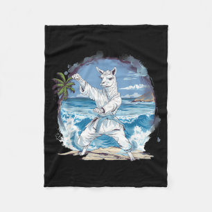 Karate Alpaka Wellen Jiu-Jitsu Lama Taekwondo Fleecedecke
