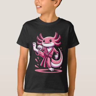 Karate Axolotl Kampfsport Taekwondo Kickboxen F T-Shirt
