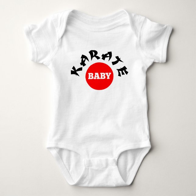 Karate Baby Strampler (Vorderseite)