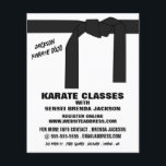 Karate Belt, Karate Class Advertising Flyer<br><div class="desc">Karate Belt,  Karate Class Advertising Flyer vom Business Card Store.</div>