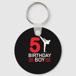 Karate Birthday T-Shirt Boy Gift Kinder Taekwondo Schlüsselanhänger