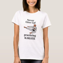 Karate Black Belt verzichten niemals auf Kampfkuns