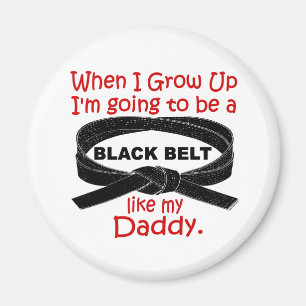 KARATE Black Belt wie mein Papa 1 Magnet