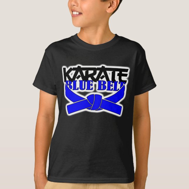 Karate Blue Belt T-Shirt (Vorderseite)