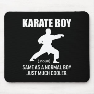 Karate Boy Funny definiert Geschenk für Kampfkunst Mousepad