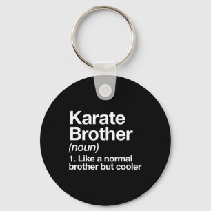 Karate Brother Definition Funny Sports Marathon Ar Schlüsselanhänger