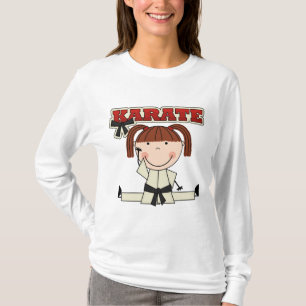 KARATE - brünette Mädchen-T - Shirts und Geschen