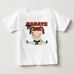 KARATE - Brünette T - Shirt und Geschenke für Mädc
