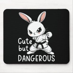 Karate Bunny Niedlich, aber gefährlich lustige Kam Mousepad