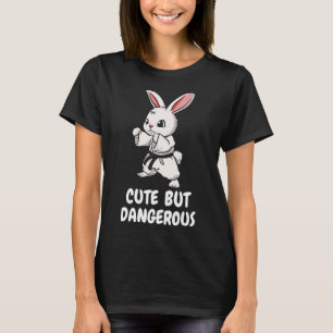 Karate Bunny Niedlich, aber gefährlich lustige Kam T-Shirt