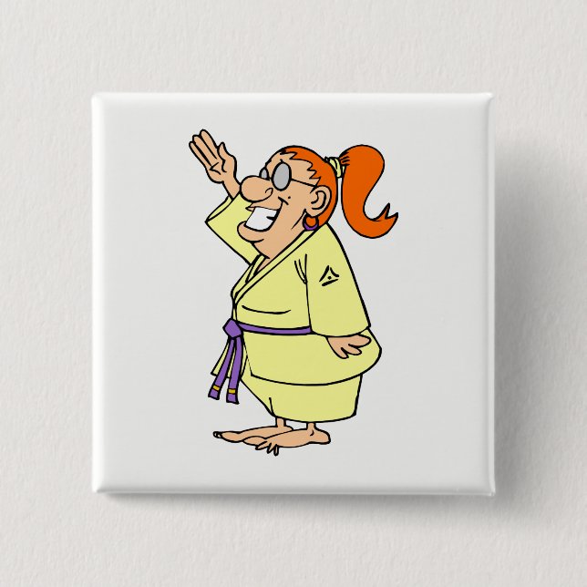 Karate Button (Vorderseite)