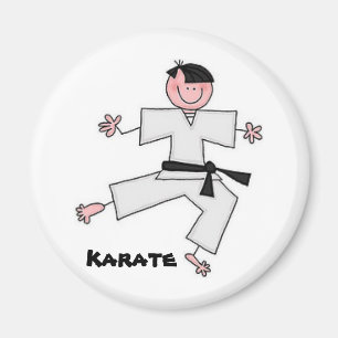 Karate-Cartoon-Magnet Magnet
