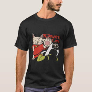 Karate Cat für Männer Frauen Kinder T-Shirt