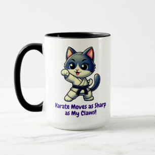 Karate Cat Martial Arts Workout Tasse