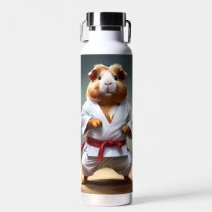 **"Karate-Champion: Das Furchtlose Meerschweinchen Trinkflasche