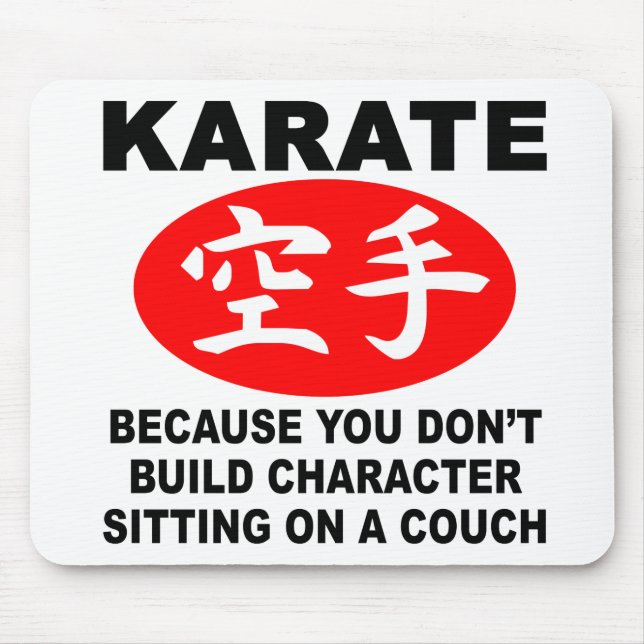 Karate-Charakter Mousepad (Vorne)